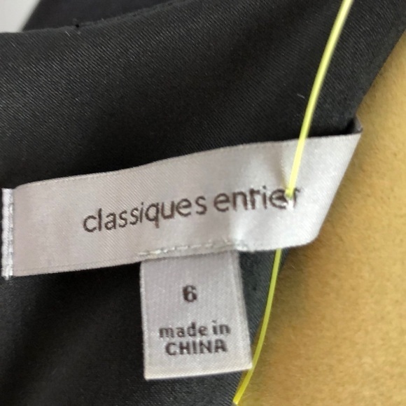 Classiques Entier Soft Pink Tweed w/ Black Trim Sleeveless Classic Dress - Picture 5 of 7